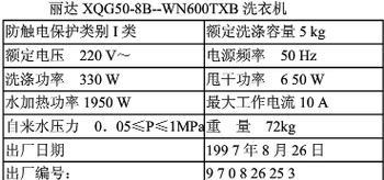 探究依诺洗衣机故障代码及解决方法（依诺洗衣机故障代码详解与应对方案）